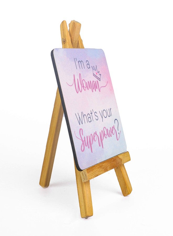 Inside Out Innovative Designs Woman Superpower Easel Art - Image 2